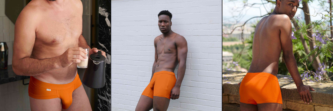 TBô Orange Underwear for Men: Limited Edition Release