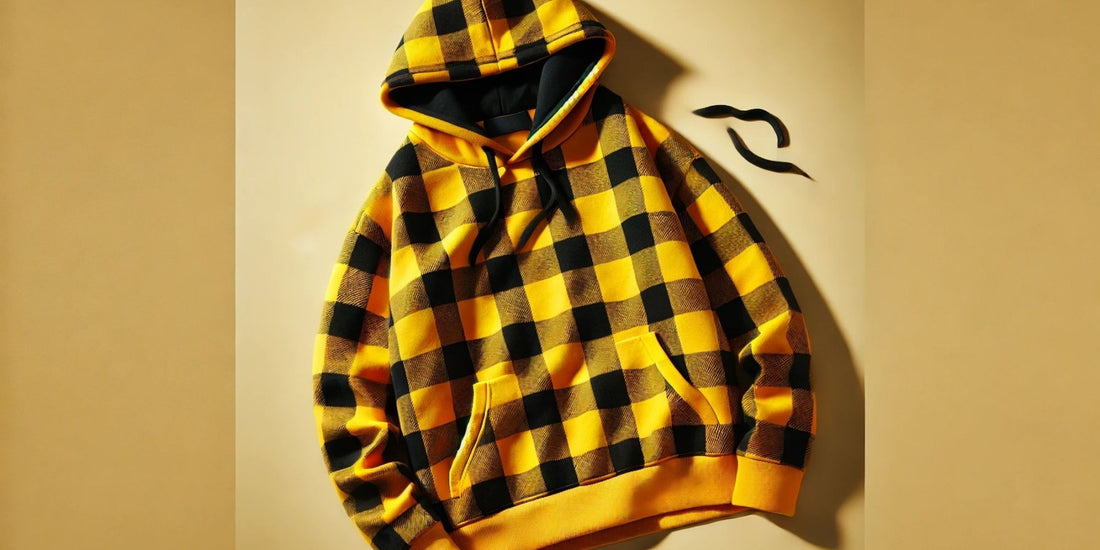 Yellow Flannel Hoodie