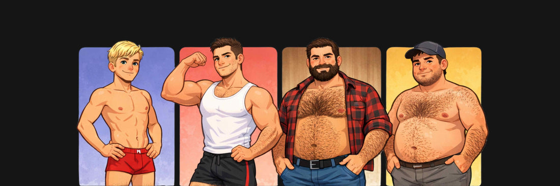 stereotypical gay body types
