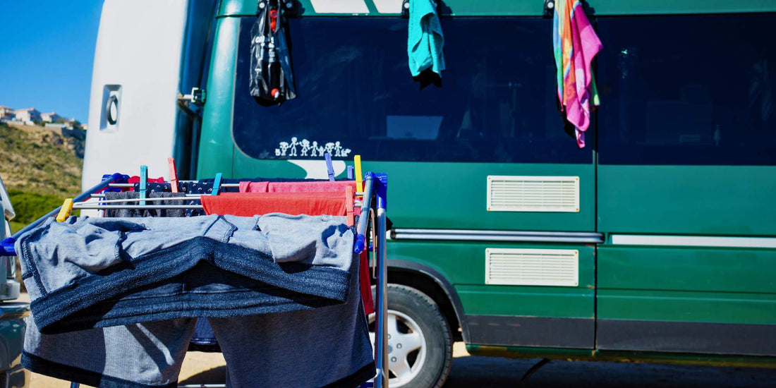 how to wash clothes while camping