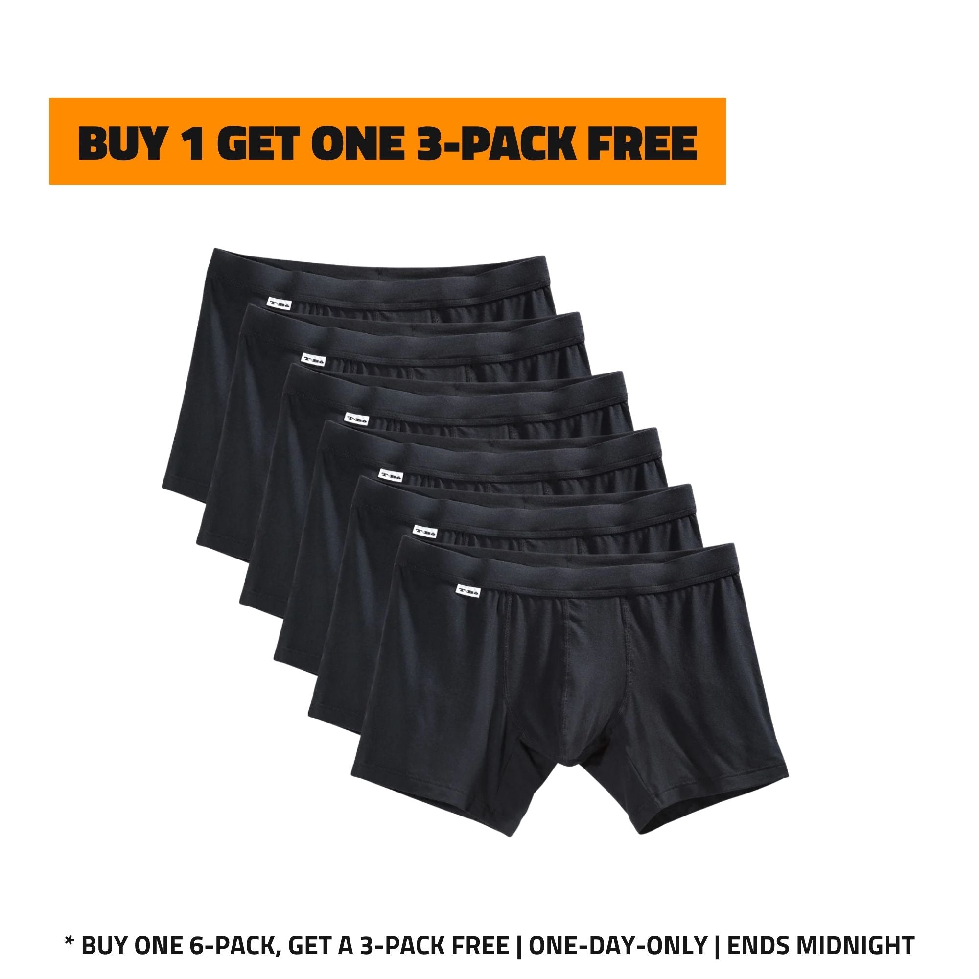 The TBô Black Boxer Brief 6-Pack