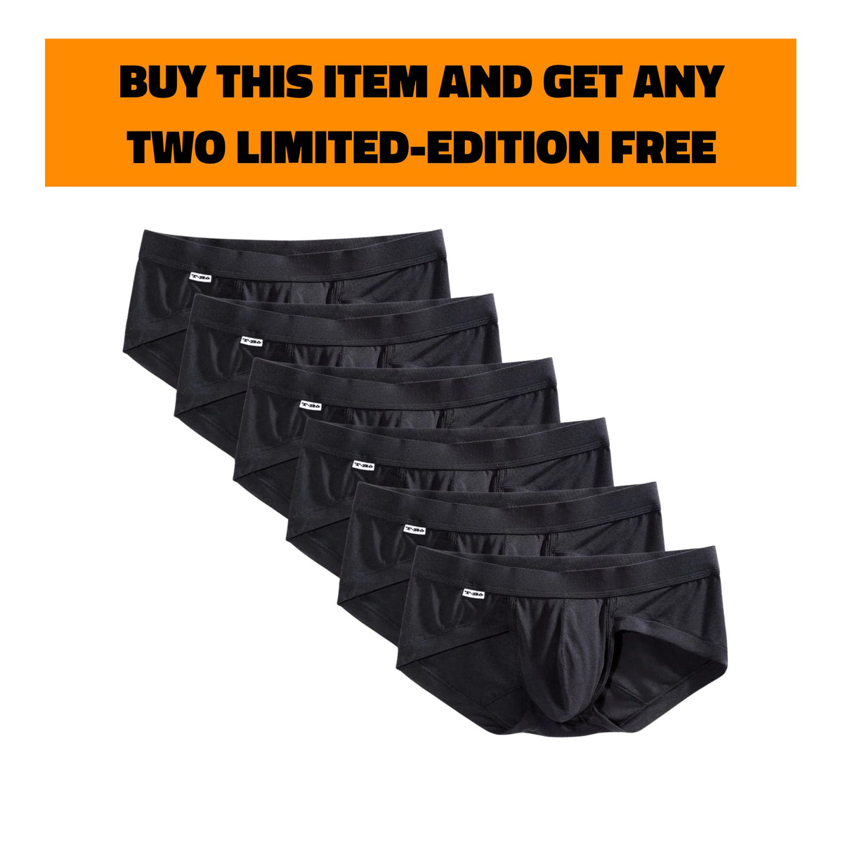 The TBô Black Brief 6-Pack