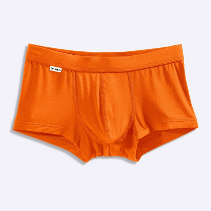 TBô Orange Trunks Flatlay