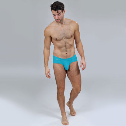 The Limited Edition Blue Atoll Brief for men in the USA and Canada