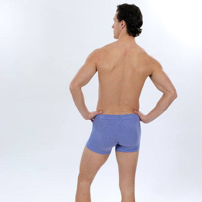 The Limited Edition Pewinkle Purple Heather Boxer Brief for men in the USA and Canada