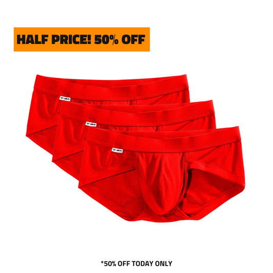 The Molten Lava Red Brief 3-Pack