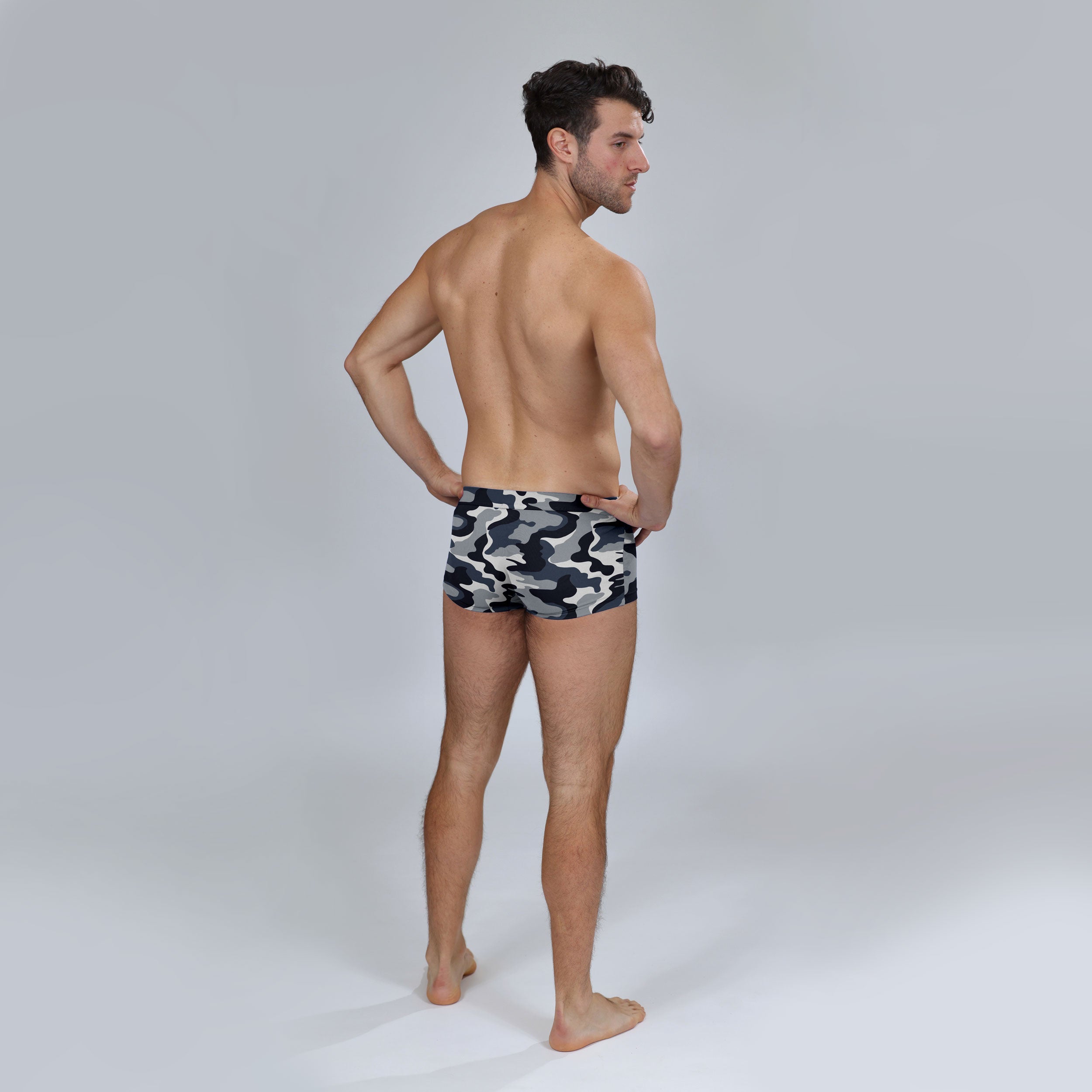 The Limited Edition Blue Camo Trunk for men in the USA and Canada