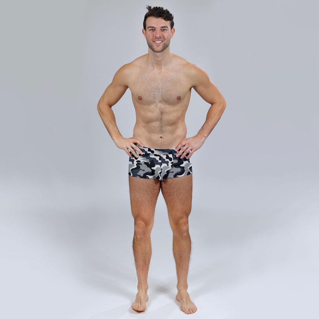 The Limited Edition Blue Camo Trunk for men in the USA and Canada