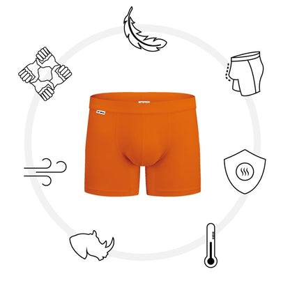 The Limited Edition TBô Boxer Brief - Tiger Orange for men in the USA and Canada